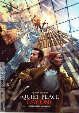 A Quiet Place: Day One 2024 movie poster Lupita Nyong´o Joseph Quinn Alex Wolff Michael Sarnoski