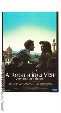 A Room with a View 1985 movie poster Maggie Smith Helena Bonham Carter Denholm Elliott Daniel Day-Lewis Julian Sands James Ivory Romance