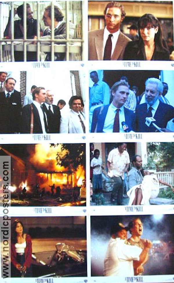 A Time to Kill 1996 lobby card set Sandra Bullock Samuel L Jackson Matthew McConaughey Joel Schumacher