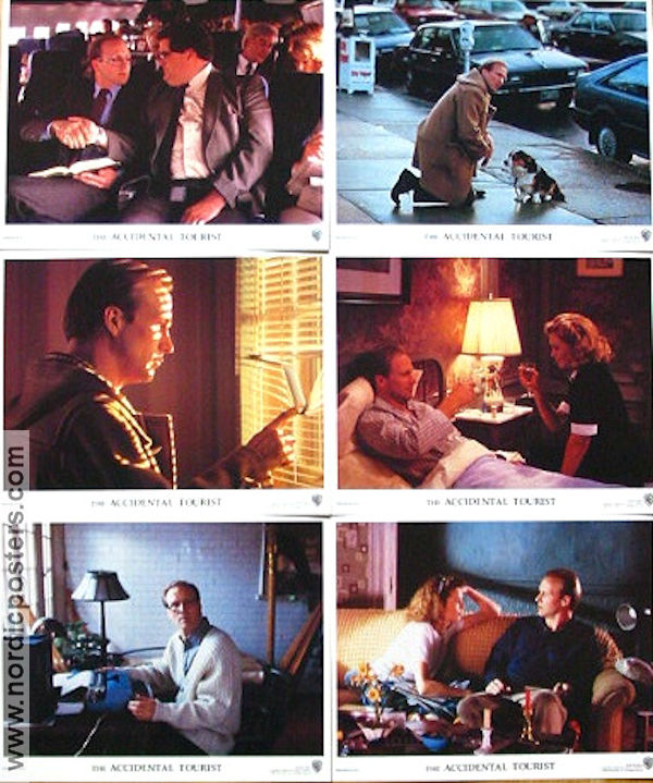 The Accidental Tourist 1988 lobby card set William Hurt Kathleen Turner