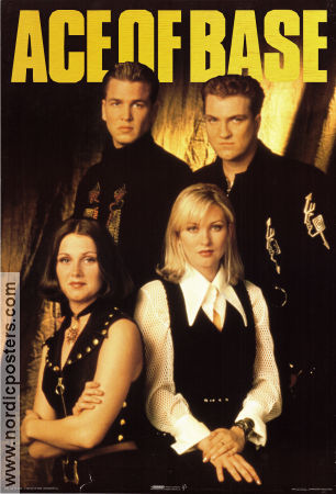 Ace of Base 1994 poster Jonas Berggren Malin Berggren Rock and pop