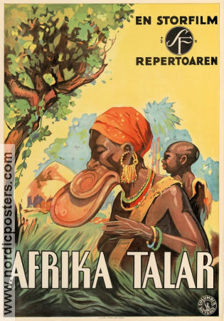 Africa Speaks 1931 movie poster Paul L Hoefler Black Cast Documentaries