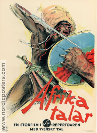 Africa Speaks 1931 movie poster Paul L Hoefler Black Cast Documentaries