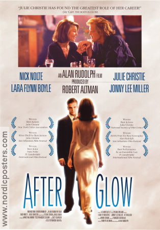 Afterglow 1997 movie poster Nick Nolte Julie Christie Lara Flynn Boyle Alan Rudolph