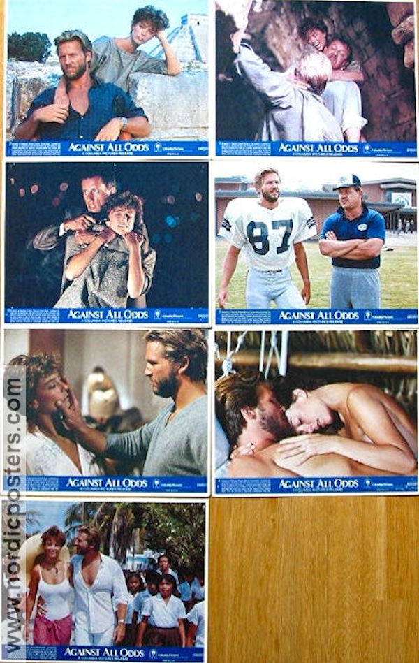 Against All Odds 1984 lobby card set Rachel Ward Jeff Bridges