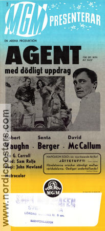 The Spy With My Face 1966 movie poster Robert Vaughn Senta Berger David McCallum John Newland Find more: Man From UNCLE Agents