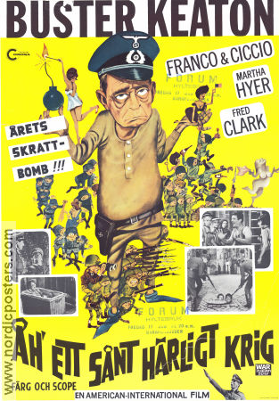 War Italian Style 1965 poster Buster Keaton Luigi Scattini
