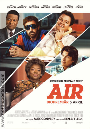 Air 2023 movie poster Matt Damon Jason Bateman Chris Messina Ben Affleck