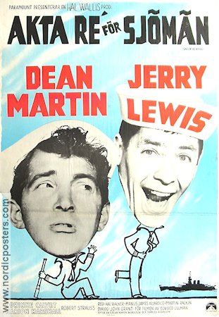 Sailor Beware 1952 movie poster Dean Martin Jerry Lewis Ships and navy