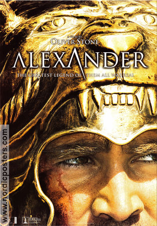 Alexander 2004 poster Colin Farrell Anthony Hopkins Rosario Dawson Oliver Stone Svärd och sandal