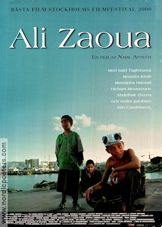 Ali Zaoua 2002 movie poster Mounim Kbab Nabil Ayouch Find more: Morocco Kids
