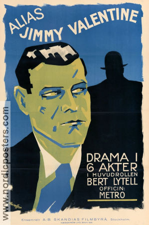 Alias Jimmy Valentine 1920 movie poster Bert Lytell Vola Vale Edmund Mortimer