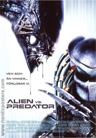 Alien vs Predator 2004 movie poster Sanaa Lathan Lance Henriksen Raoul Bova Paul WS Anderson