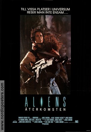 Aliens 1986 poster Sigourney Weaver James Cameron