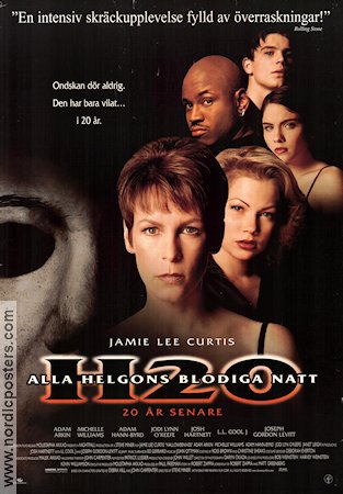 Alla helgons blodiga natt H20 1998 poster Jamie Lee Curtis Josh Hartnett Adam Arkin Steve Miner Hitta mer: Halloween