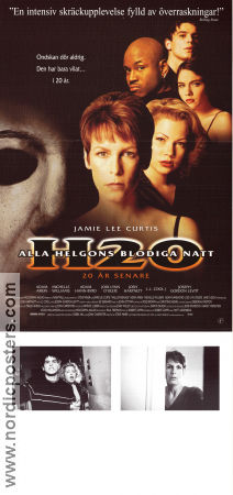 Alla helgons blodiga natt H20 1998 poster Jamie Lee Curtis Josh Hartnett Adam Arkin Steve Miner Hitta mer: Halloween