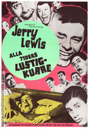 Alla tiders lustigkurre 1962 poster Jerry Lewis Joan O´Brien Zachary Scott Frank Tashlin