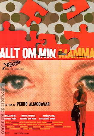 Allt om min mamma 1999 poster Cecilia Roth Marisa Paredes Candela Pena Pedro Almodovar Spanien