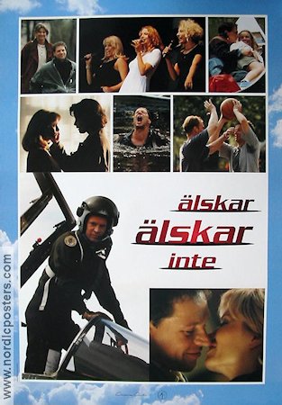 Älskar älskar inte 1995 movie poster Thomas Hanzon Camilla Lundén Marika Lagercrantz Mikael Ruttkay Hylin Planes