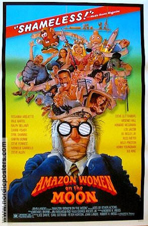 Amazon Women on the Moon 1987 movie poster Rosanna Arquette Michelle Pfeiffer Arsenio Hall Joe Dante