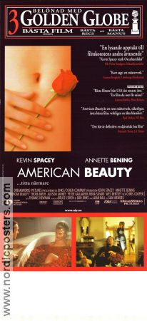 American Beauty 1999 poster Kevin Spacey Annette Bening Thora Birch Sam Mendes Blommor och växter