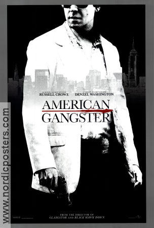 American Gangster 2007 poster Russell Crowe Ridley Scott