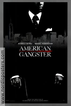 American Gangster 2007 movie poster Denzel Washington Ridley Scott