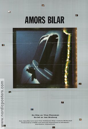 Amors bilar 1988 movie poster Ylva Floreman Cars and racing