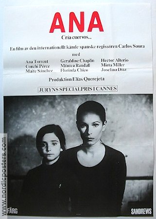 Cria cuervos 1978 movie poster Ana Torrent Carlos Saura Spain