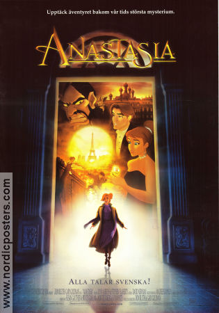 Anastasia 1997 movie poster Meg Ryan Don Bluth Animation
