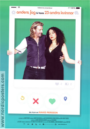 Anders jag och hans 23 andra kvinnor 2018 movie poster Nahid Persson Anders Rosén Malin Corneliusson Nahid Persson Documentaries