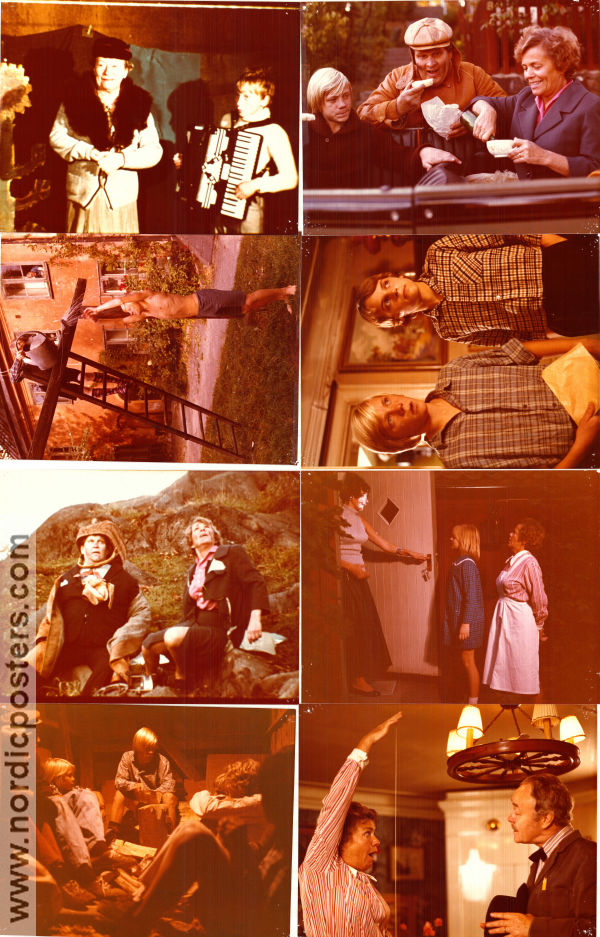 Anderssonskans Kalle 1972 lobby card set Sickan Carlsson Sten Åke Cederhök Arne Stivell