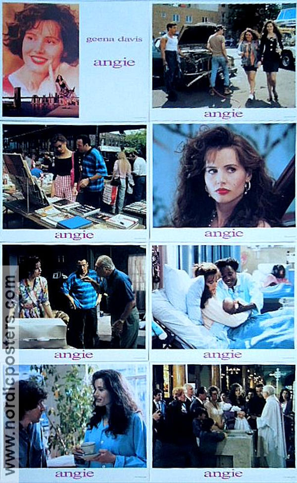 Angie 1994 lobbykort Geena Davis James Gandolfini