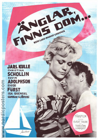 Love Mates 1961 movie poster Christina Schollin Jarl Kulle Edvin Adolphson Lars-Magnus Lindgren Production: Sandrews Romance