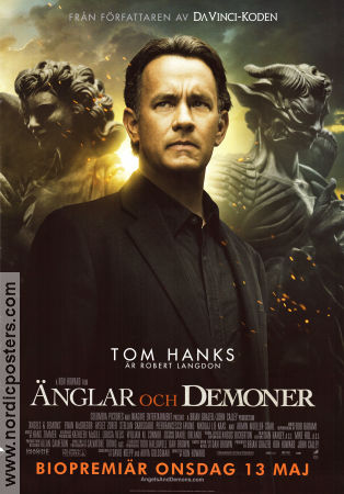 Angels and Deamons 2009 movie poster Tom Hanks Ewan McGregor Ayelet Zurer Ron Howard