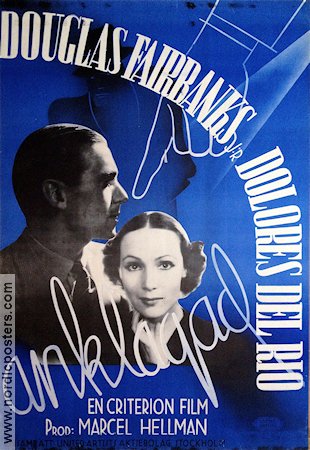 Accused 1936 movie poster Douglas Fairbanks Jr Dolores del Rio Thornton Freeland