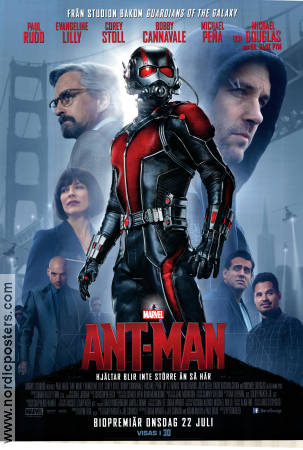 Ant-Man 2015 poster Paul Rudd Corey Stoll Michael Douglas Peyton Reed Från serier Hitta mer: Marvel