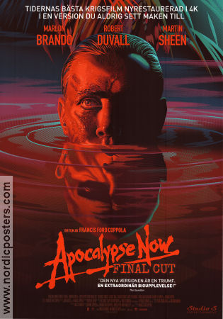 Apocalypse Now 1979 poster Marlon Brando Robert Duvall Martin Sheen Laurence Fishburne Dennis Hopper Harrison Ford Francis Ford Coppola Krig