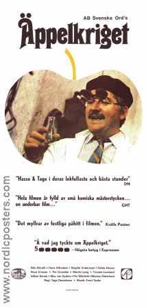 Äppelkriget 1971 poster Hans Alfredson Tage Danielsson
