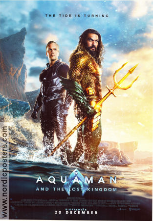 Aquaman and the Lost Kingdom 2023 movie poster Jason Momoa Patrick Wilson Yahya Abdul-Mateen II James Wan Find more: Marvel
