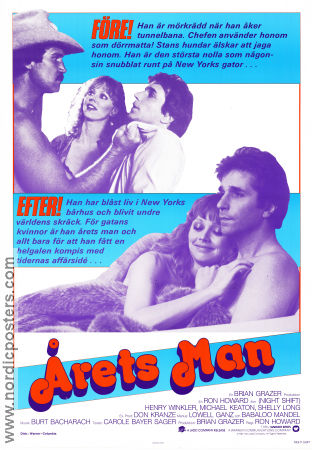 Årets man 1983 poster Henry Winkler Shelley Long Michael Keaton Ron Howard Kändisar