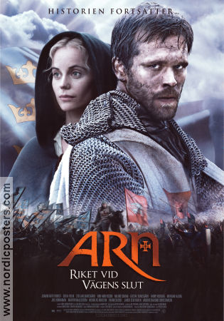 Arn The Kingdom at the End of the Road 2008 movie poster Joakim Nätterqvist Sofia Helin Bill Skarsgård Peter Flinth