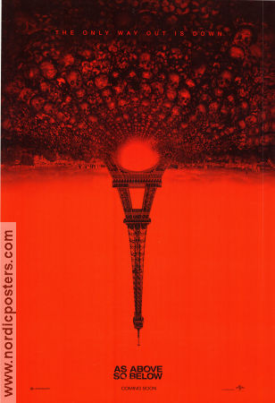 As Above So Below 2014 movie poster Perdita Weeks Ben Feldman Edwin Hodge John Erick Dowdle