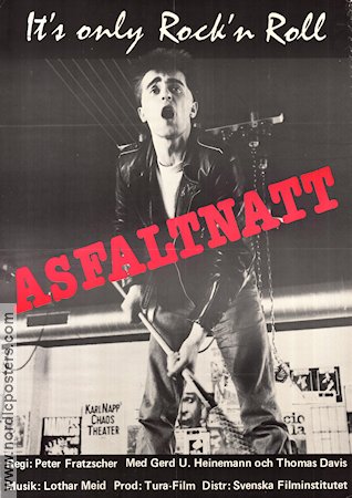 Asphaltnacht 1980 poster Peter Fratzscher