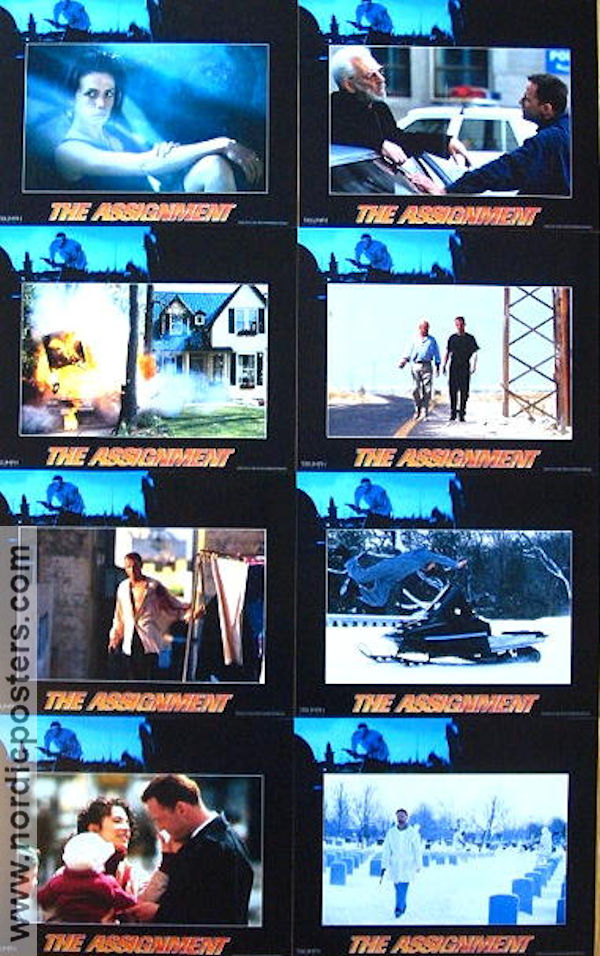 The Assignment 1997 lobby card set Aidan Quinn Donald Sutherland