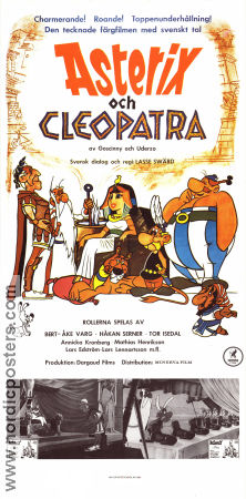 Astérix et Cléopatre 1968 movie poster Roger Carel René Goscinny Find more: Asterix Animation