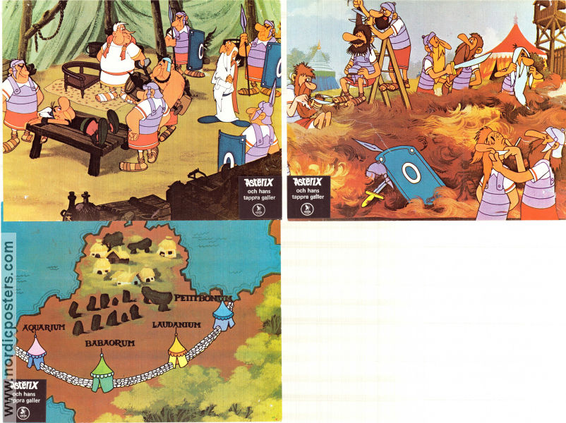 Asterix le Gaulois 1967 lobby card set Roger Carel Ray Goossens Find more: Asterix Writer: Goscinny-Uderzo From comics Animation