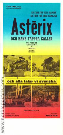 Asterix och hans tappra Galler 1967 poster Roger Carel Ray Goossens Hitta mer: Asterix Text: Goscinny-Uderzo Från serier Animerat