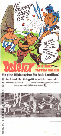 Asterix och hans tappra Galler 1967 poster Roger Carel Ray Goossens Hitta mer: Asterix Text: Goscinny-Uderzo Från serier Animerat