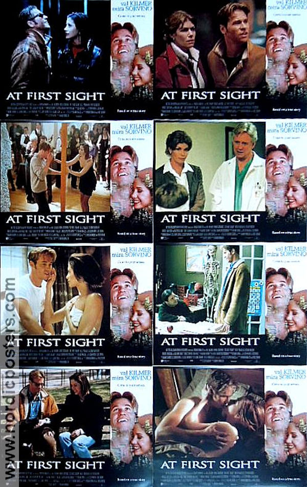 At First Sight 1999 lobby card set Val Kilmer Mira Sorvino